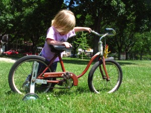 Kids first bike